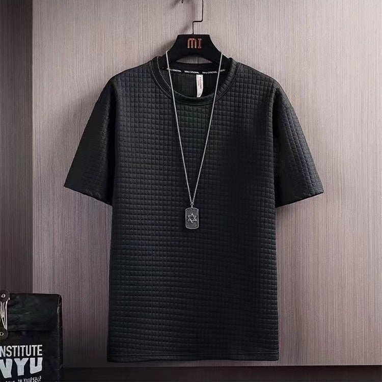 Men's Casual Two-Piece Set: Short Sleeve T-Shirt & Shorts