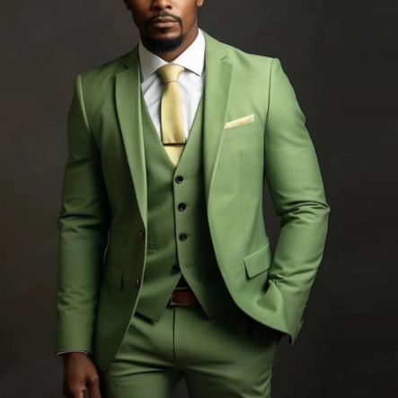 Classic Men's 3-Piece Slim Fit Suit