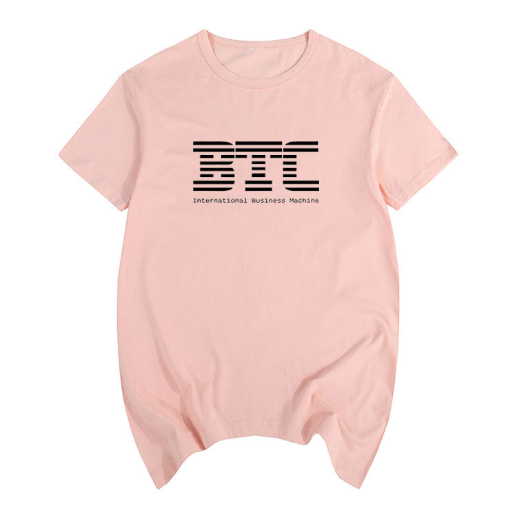 BTC Bitcoin Unisex Short Sleeve T-Shirt