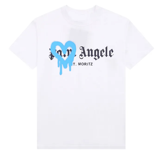 Unisex Casual Love Print Loose-Fit T-Shirt