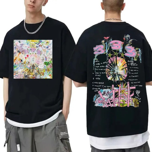 Bladee 333 Hip Hop Trend Cotton T-Shirt for Men & Women