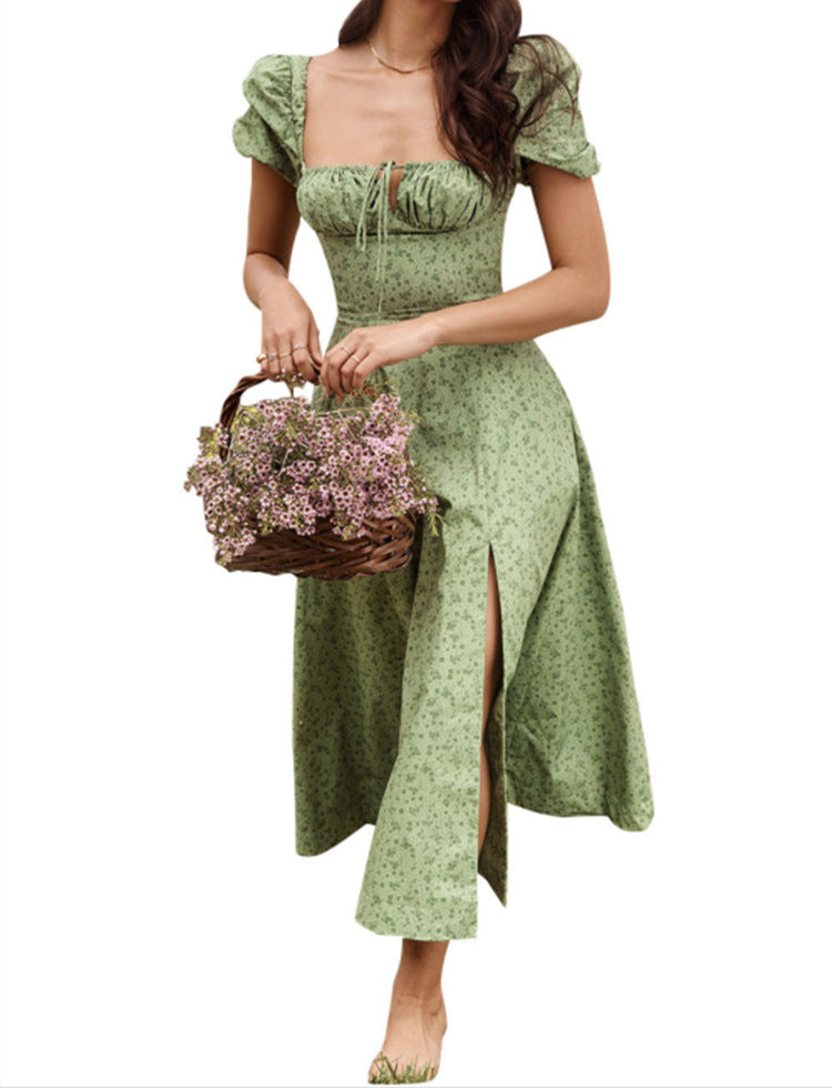 2023 Spring New Women's Floral Backless Dress