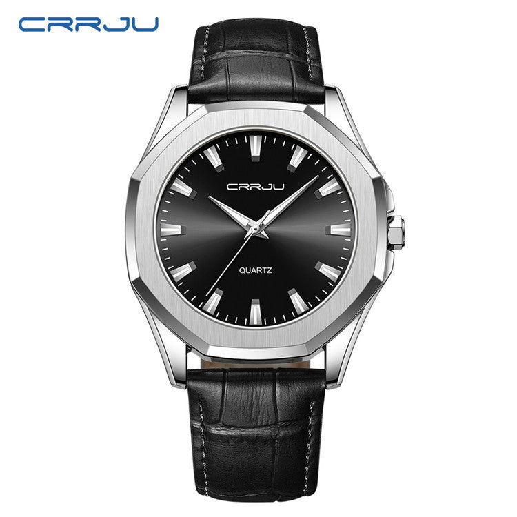 The Cuir Leather Strap Watch for Men & Women | Evarisluxe