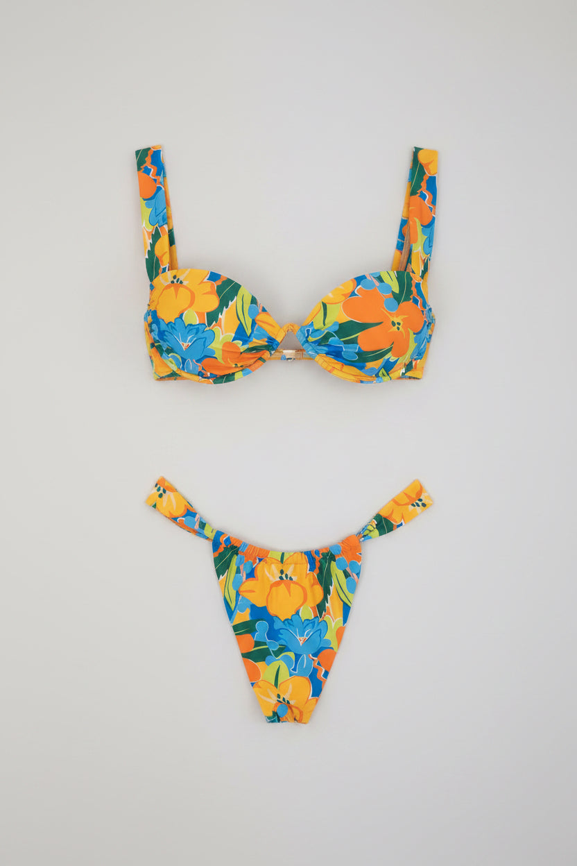 The Tropique Print Bikini Set | Evarisluxe