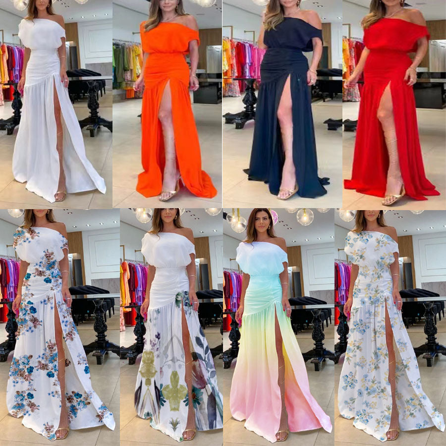 Stylish Split Hem Maxi Dress for Spring/Summer 2023