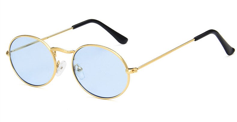 Retro Oval Sunglasses for Men and Women - Classic Style