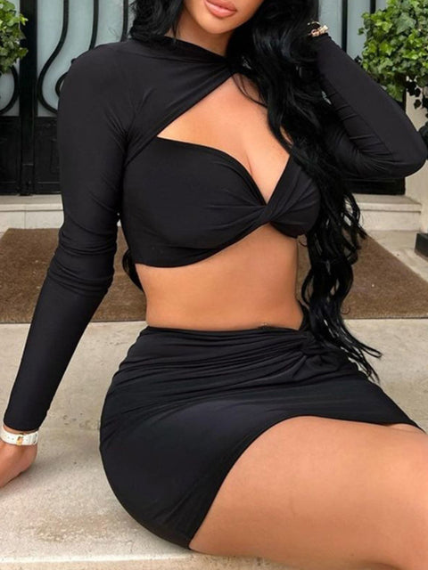 Elegant Long Sleeve Bodycon Dress for Women