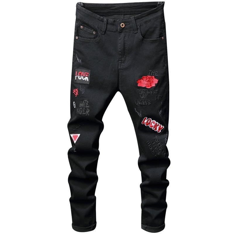 European American Men's Straight Slim Fit Trousers