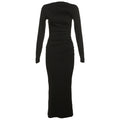 2024 Spring Summer Women's Fashion Long Sleeve Dress