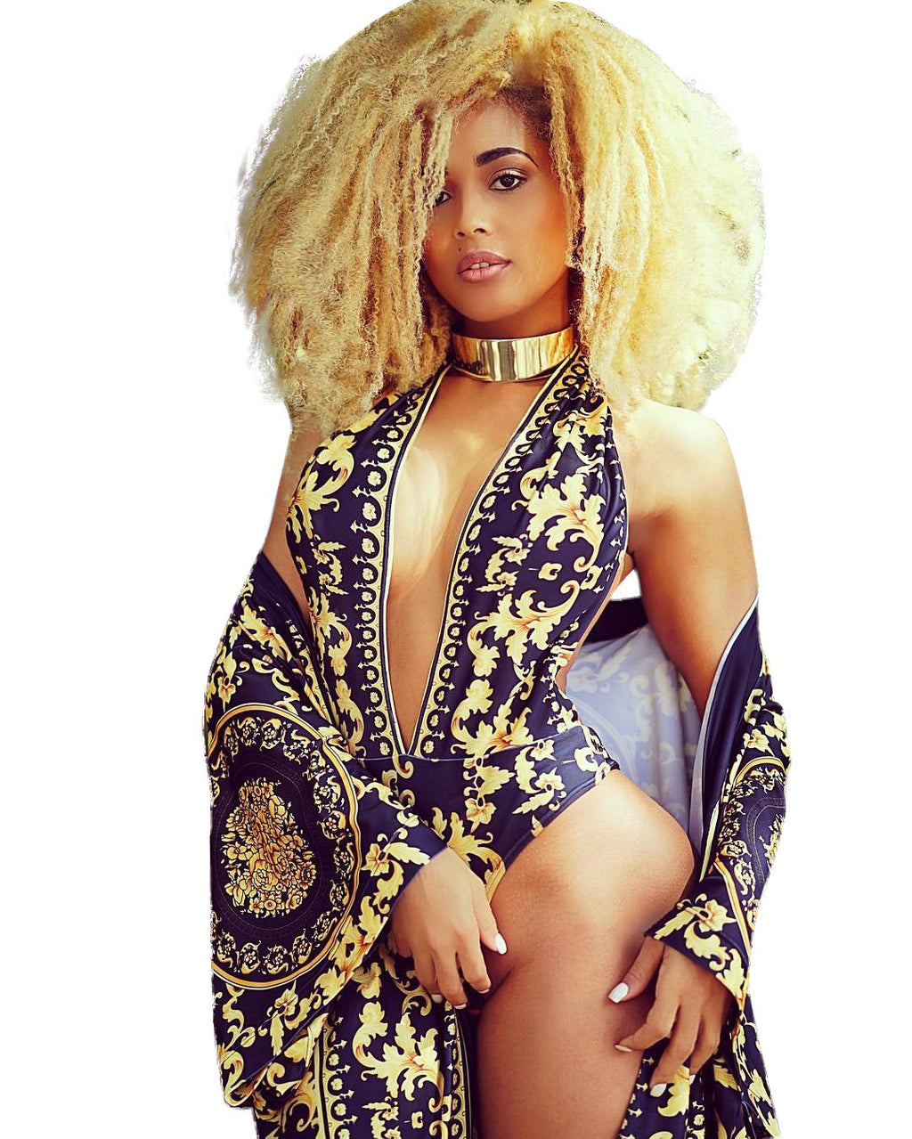 Printed Two-Piece Set for Women
