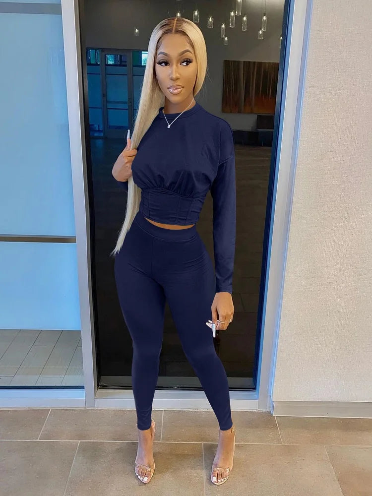 2023 Autumn Women's Casual Two-Piece Sports Set