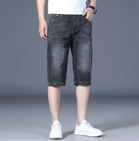 Plus Size Men's Summer Stretch Urban Overalls
