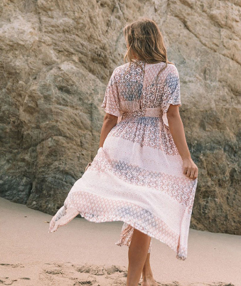 Women's Spring Printed Fashion Dress