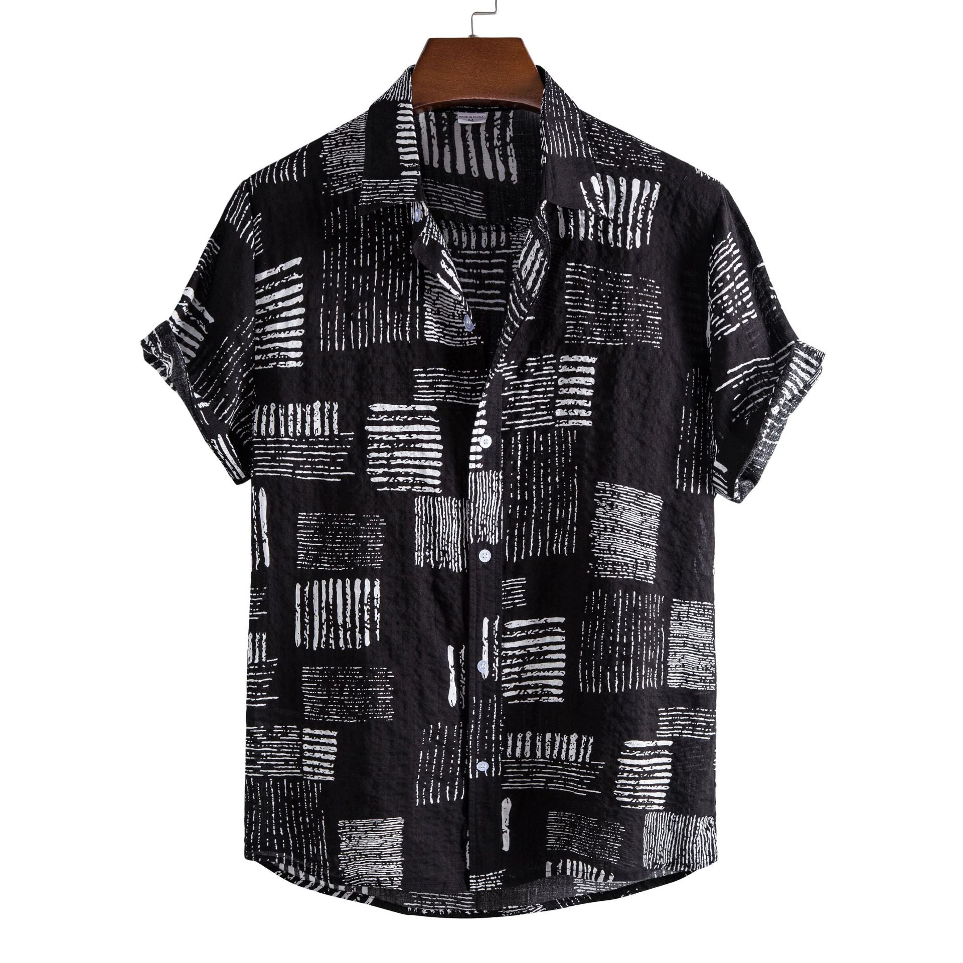 Men's Casual Short Sleeve Floral Shirt - Summer 2024