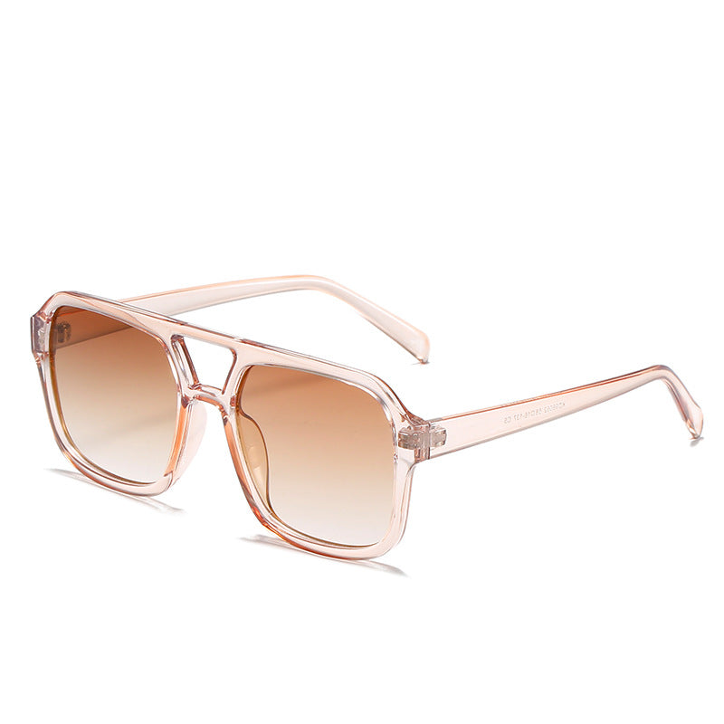 2021 Vintage Square Double Beam Sunglasses for Women