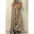 2023 Spring/Summer Floral Maxi Dress with Pockets