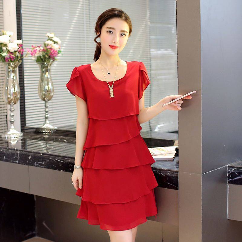 2023 Spring-Summer Long Chiffon Dress for Women