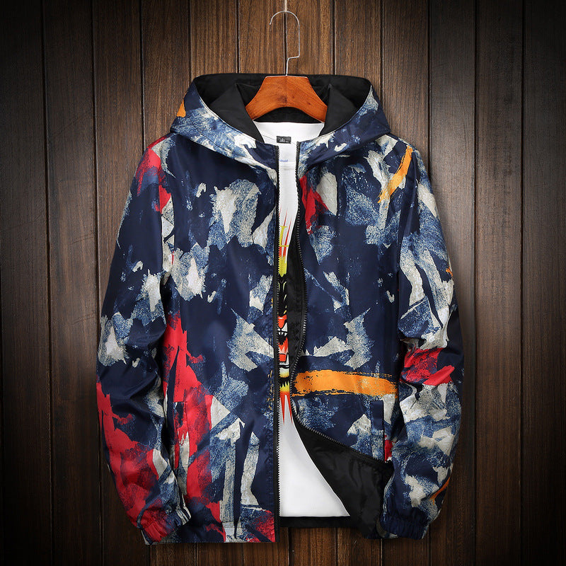 Camouflage Hooded Youth Casual Jacket