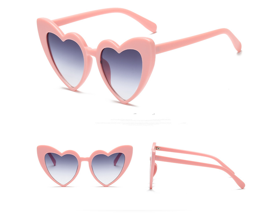New Heart-Shaped Sunglasses for Women, Cute Fashion Eyewear