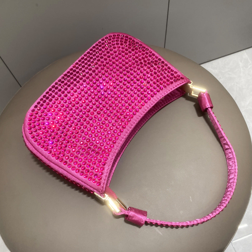 Evarisluxe Rhinestone Crystal Evening Clutch