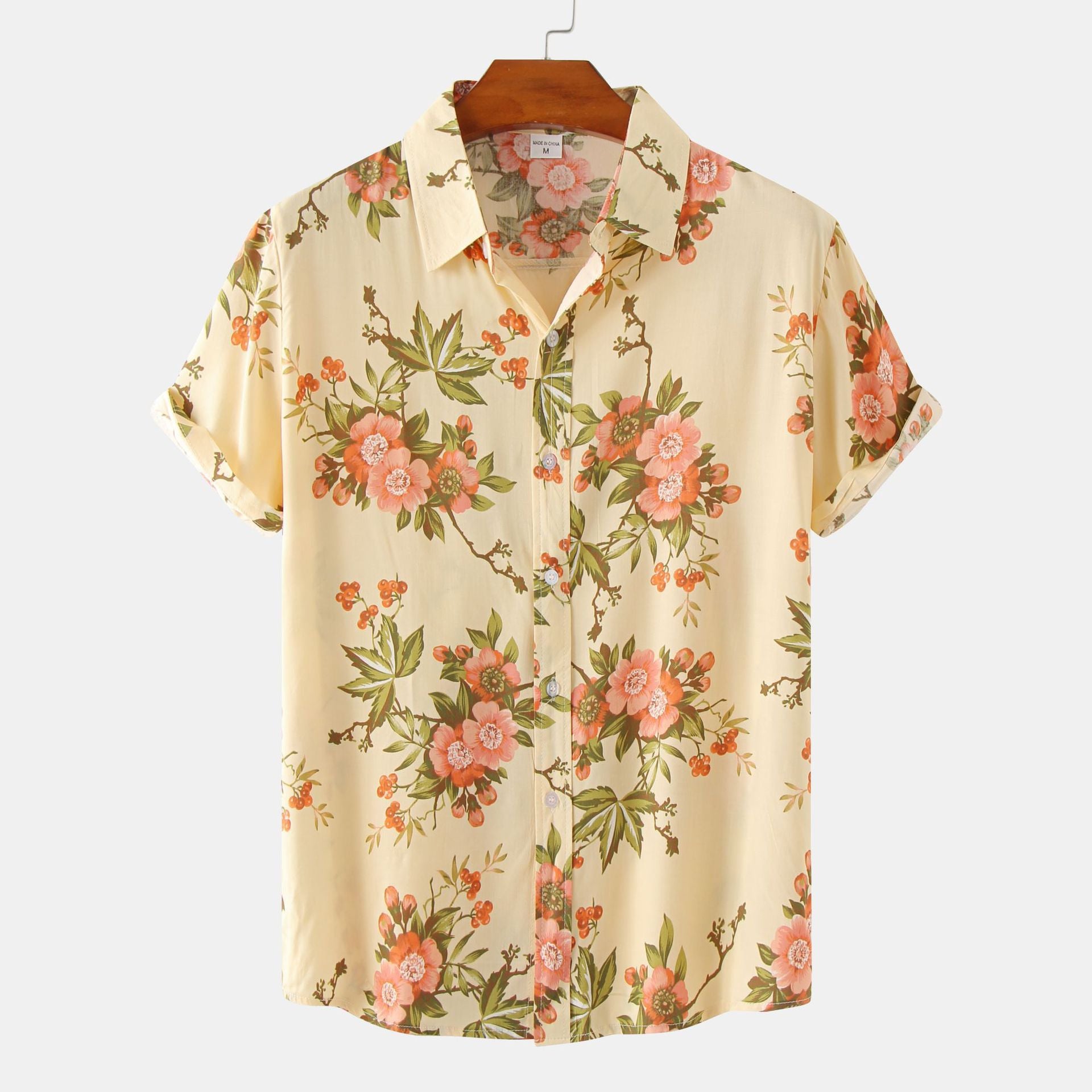 Men's Floral Short Sleeve Shirt - Summer 2023 Collection