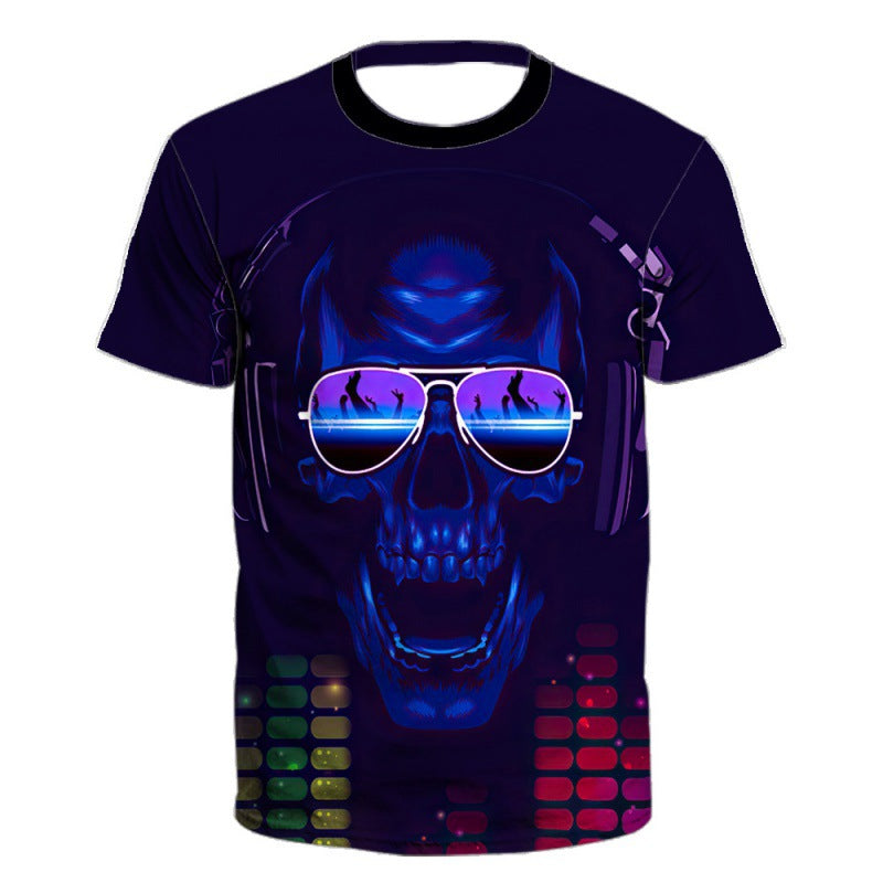 2023 Fashion 3D Printed Short Sleeve T-Shirt for Men