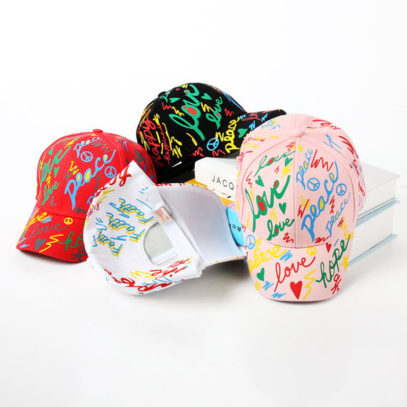 Casual Graffiti Style Baseball Cap