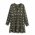 New Spring Women's French Polka Dot Dress