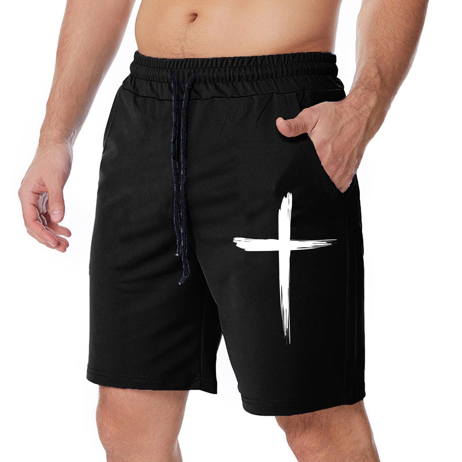 2023 Summer Men's 3D Digital Print Beach Shorts