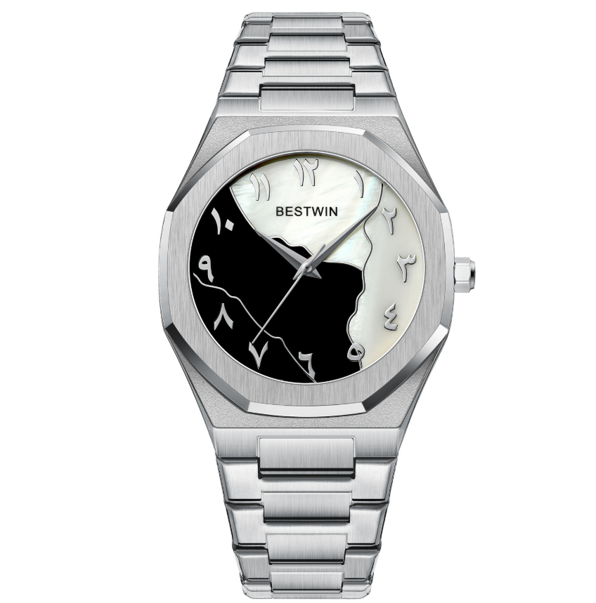 The Acier Steel Quartz Watch | Evarisluxe