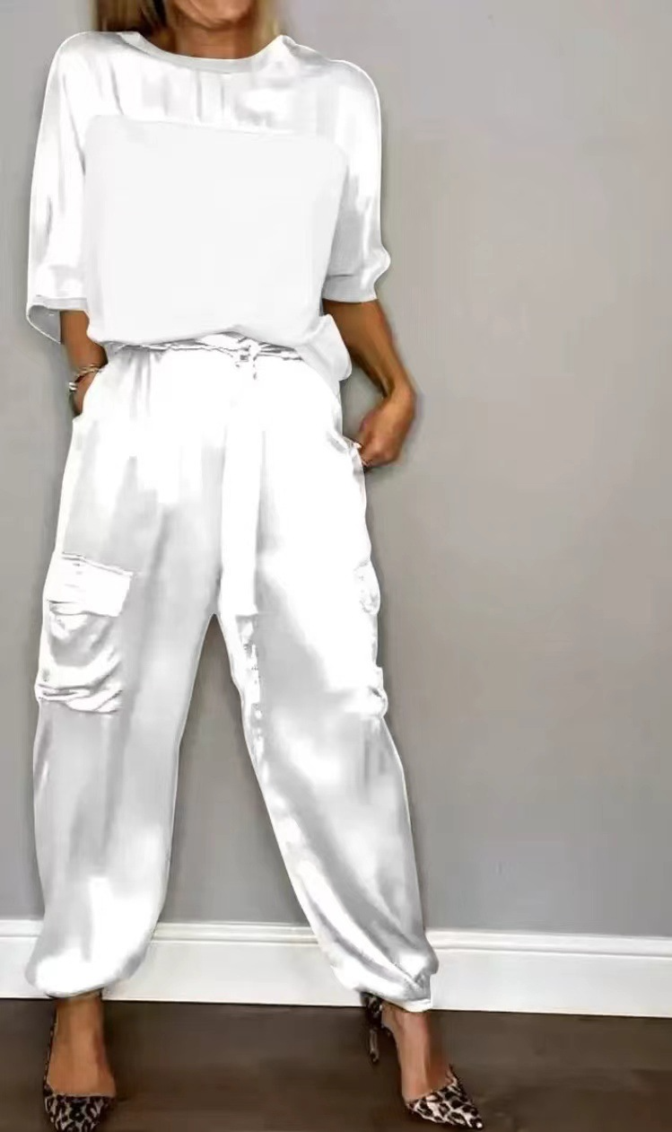 Satin Two-Piece Set for Women