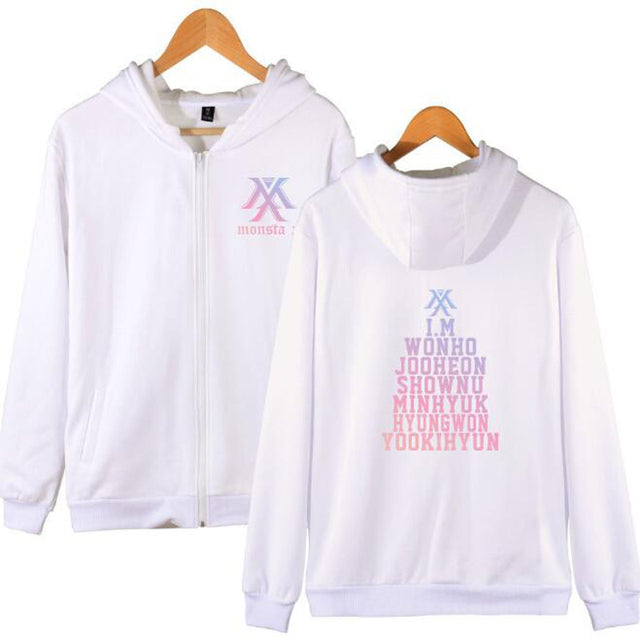KPOP Monsta X Hoodie Jacket for Women (4XL)
