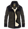 Plaid Long Sleeve Shirt Jacket