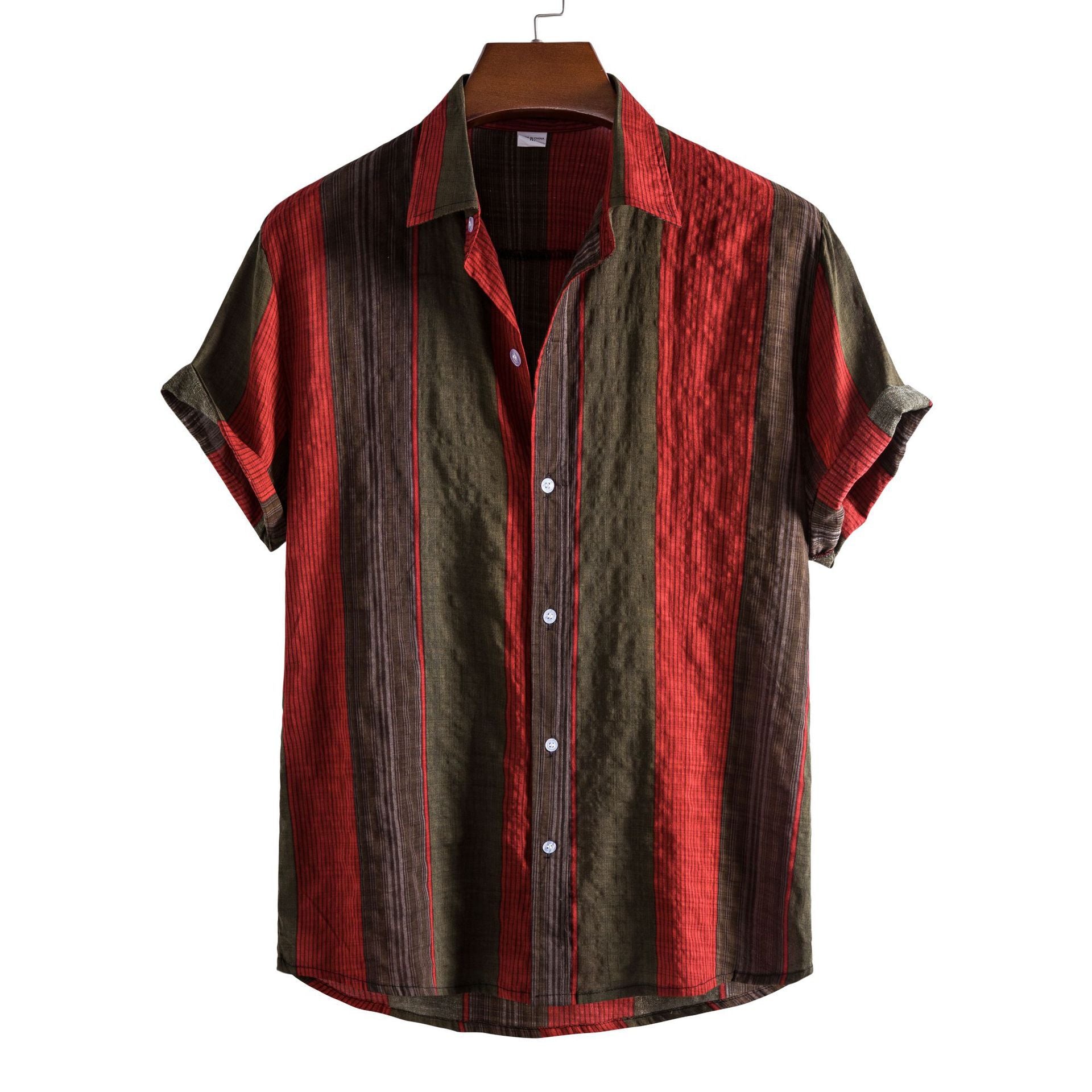 Men's Casual Short Sleeve Floral Shirt - Summer 2024