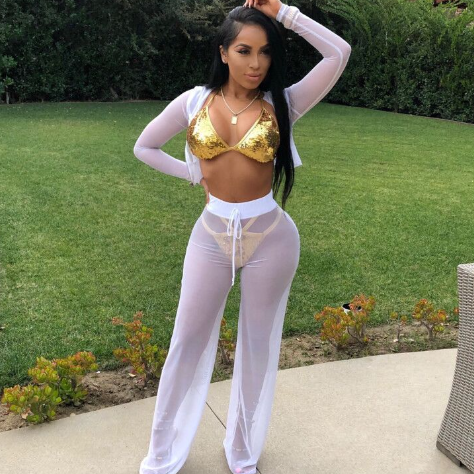 Lace Patchwork Sexy Zipper Two-Piece Women's Set