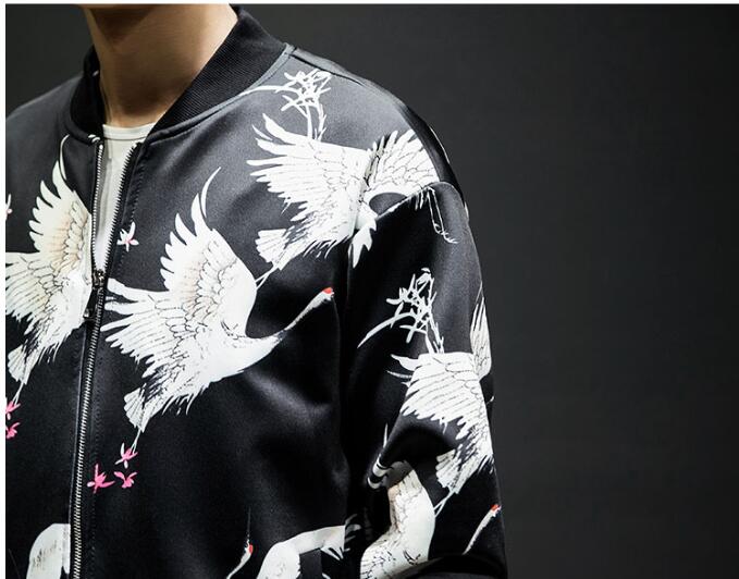Embroidered Baseball Jacket and Casual Jacket