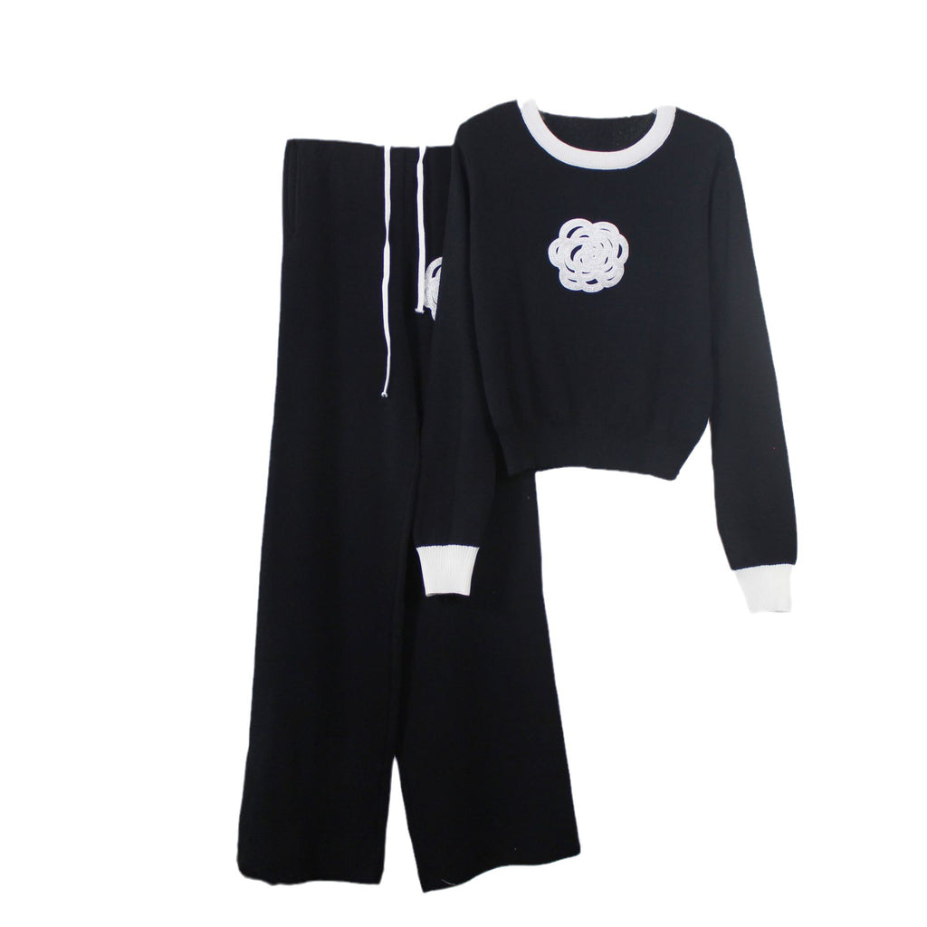Autumn Winter Two-Piece Sweater Set for Women
