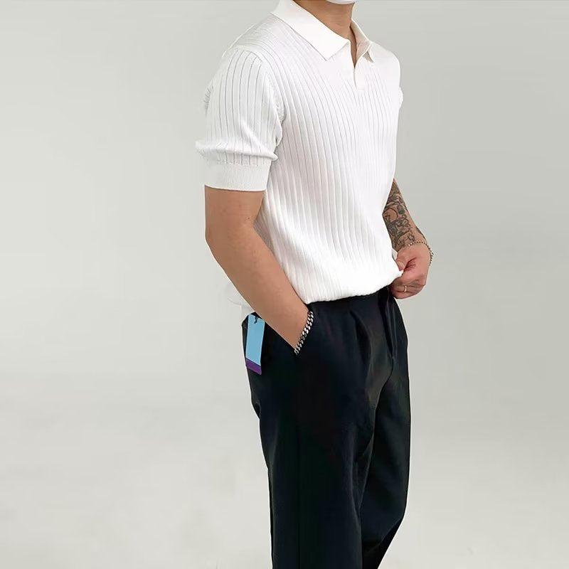 2023 Japanese Style Trendy Men's Polo Shirt (Short Sleeve)
