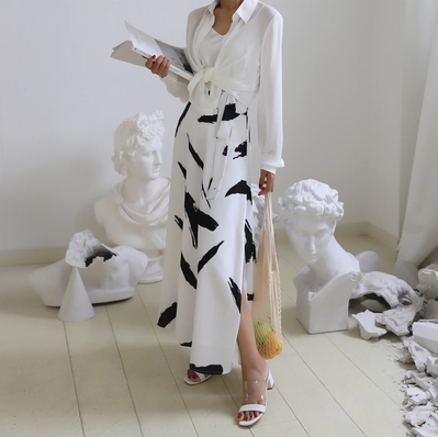 High-Waisted A-Line Skirt for Summer Women