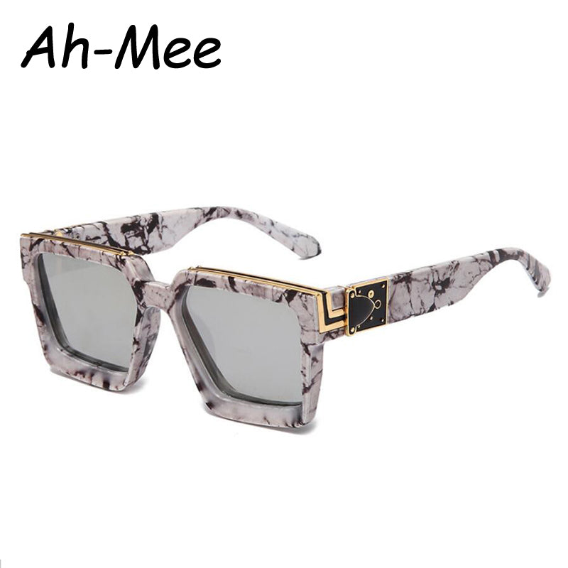 Retro Oversized Square Sunglasses for Men and Women