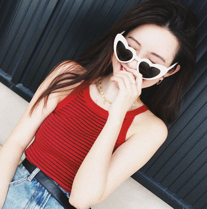 New Heart-Shaped Sunglasses for Women, Cute Fashion Eyewear