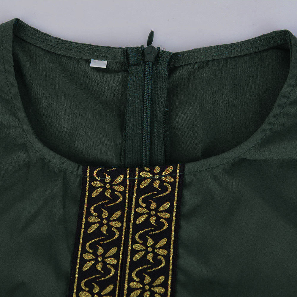 Long Muslim Hijab Dresses for Women - Dubai Abaya & Patchwork