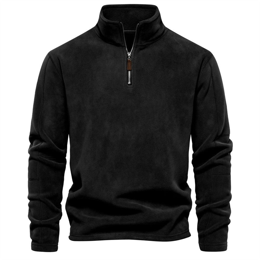 Korean Style Slim Fit Striped Knit Sweater for Men