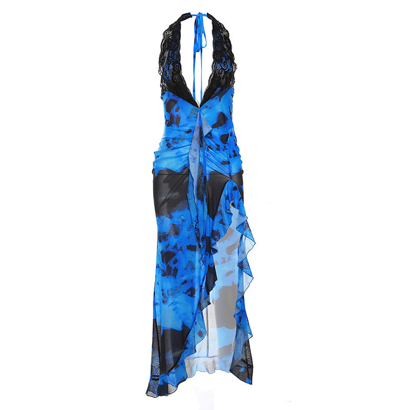 2023 Summer Women's Fashion Halter Dress