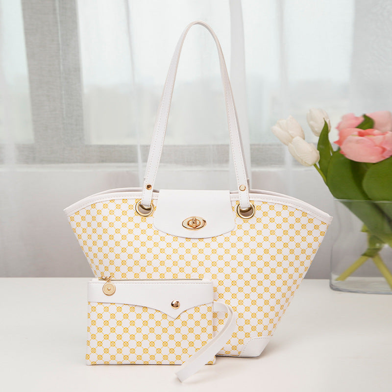 Geometric Pattern 2-Piece Shoulder Bag Set