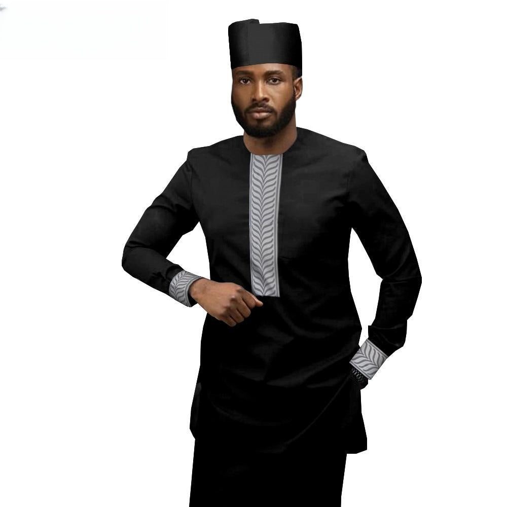 Batik Cotton Men's Casual Three-Piece Suit