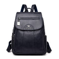 The Gardienne Anti-Theft Leather Backpack | Evarisluxe