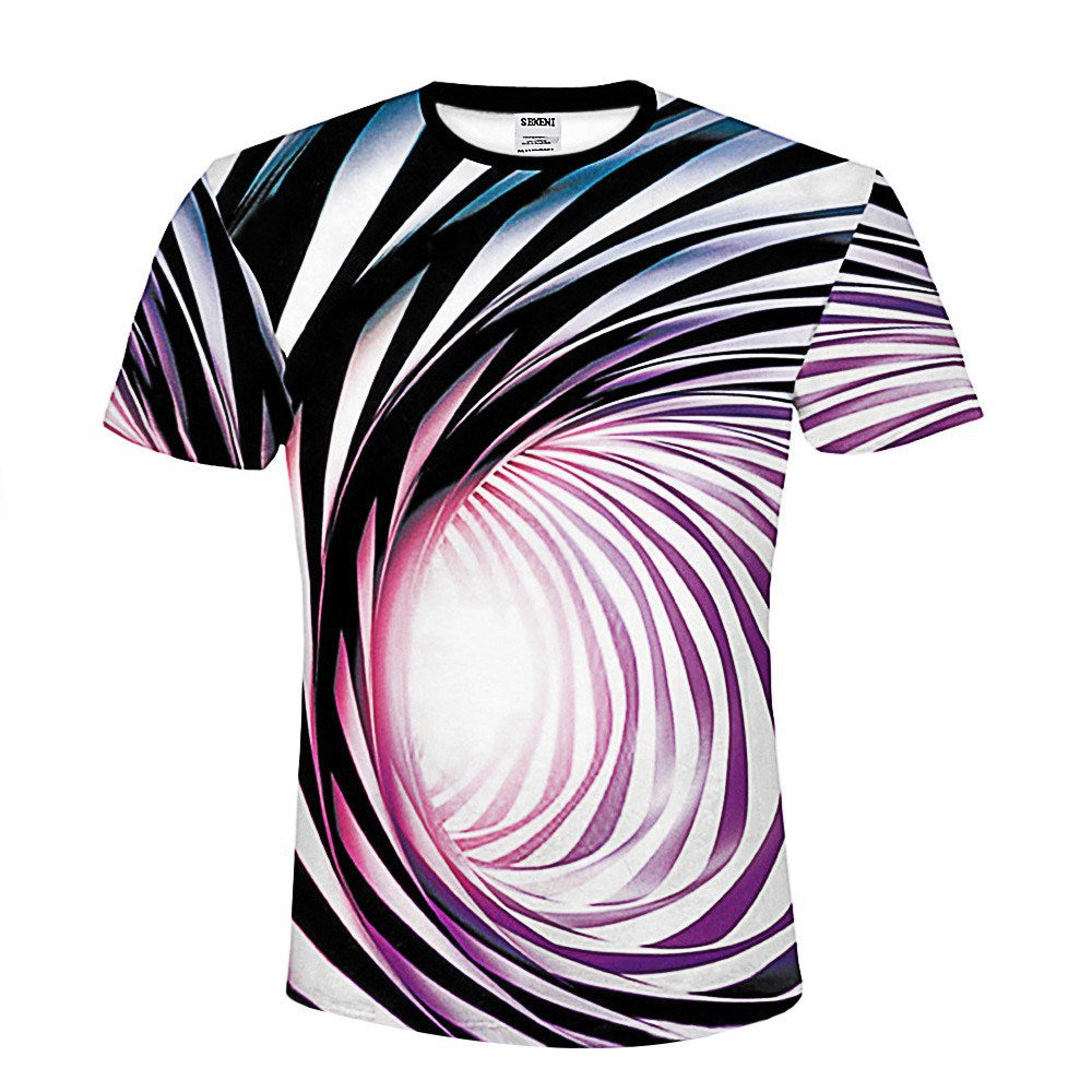 3D Printed Casual T-Shirt for Men and Women