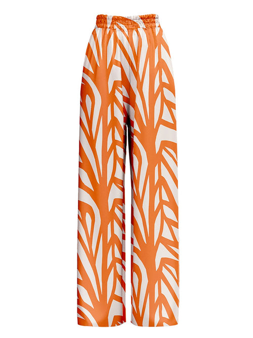 2023 Fashion Striped Print 3-Piece Swimwear Set