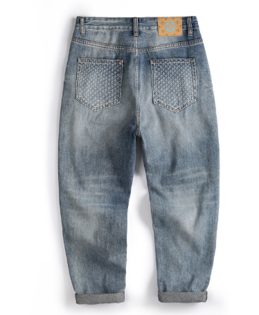 Trendy Summer Loose Casual Cropped Jeans